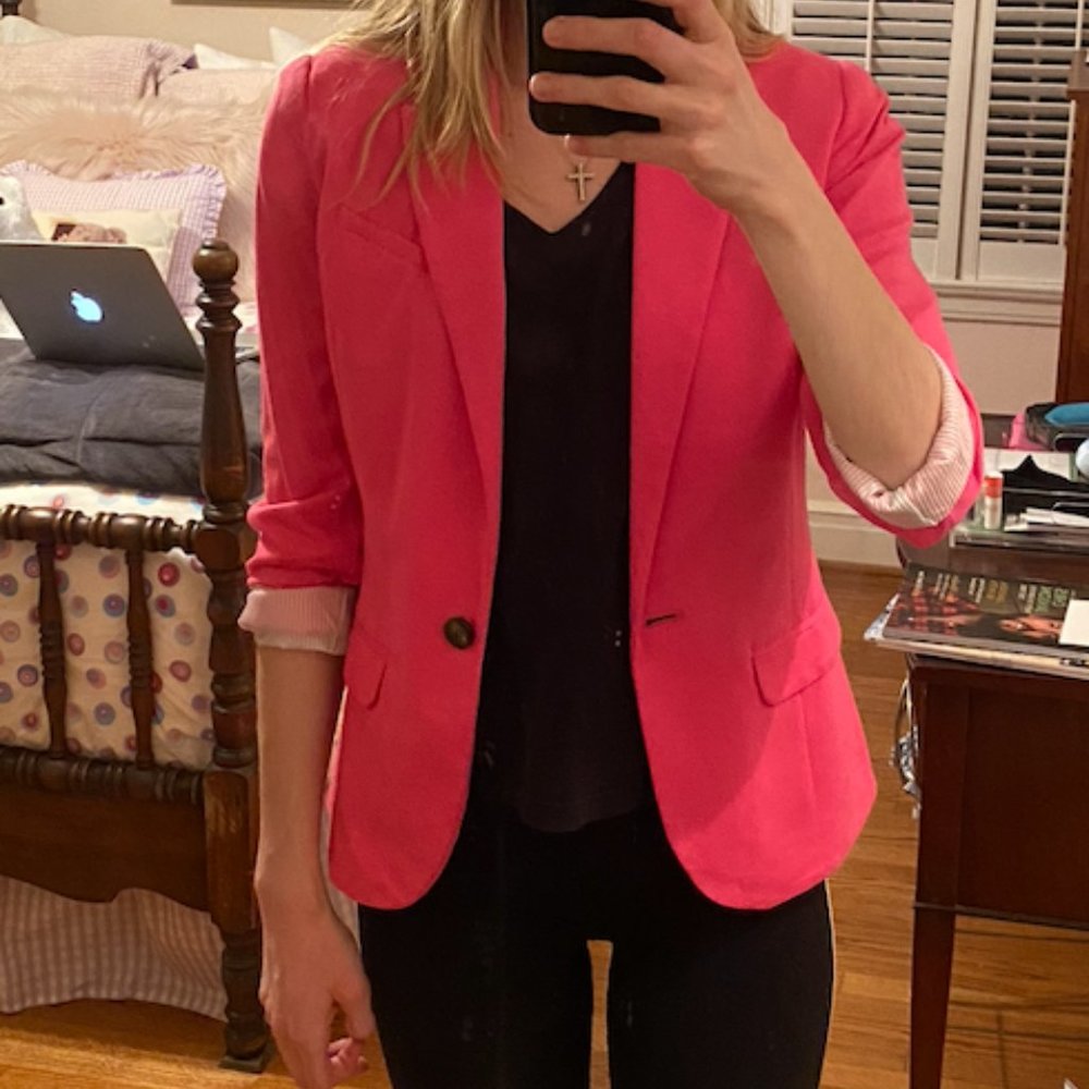 H&M Pink Blazer, Size 4